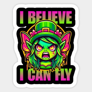 Fairy girl zombie Sticker